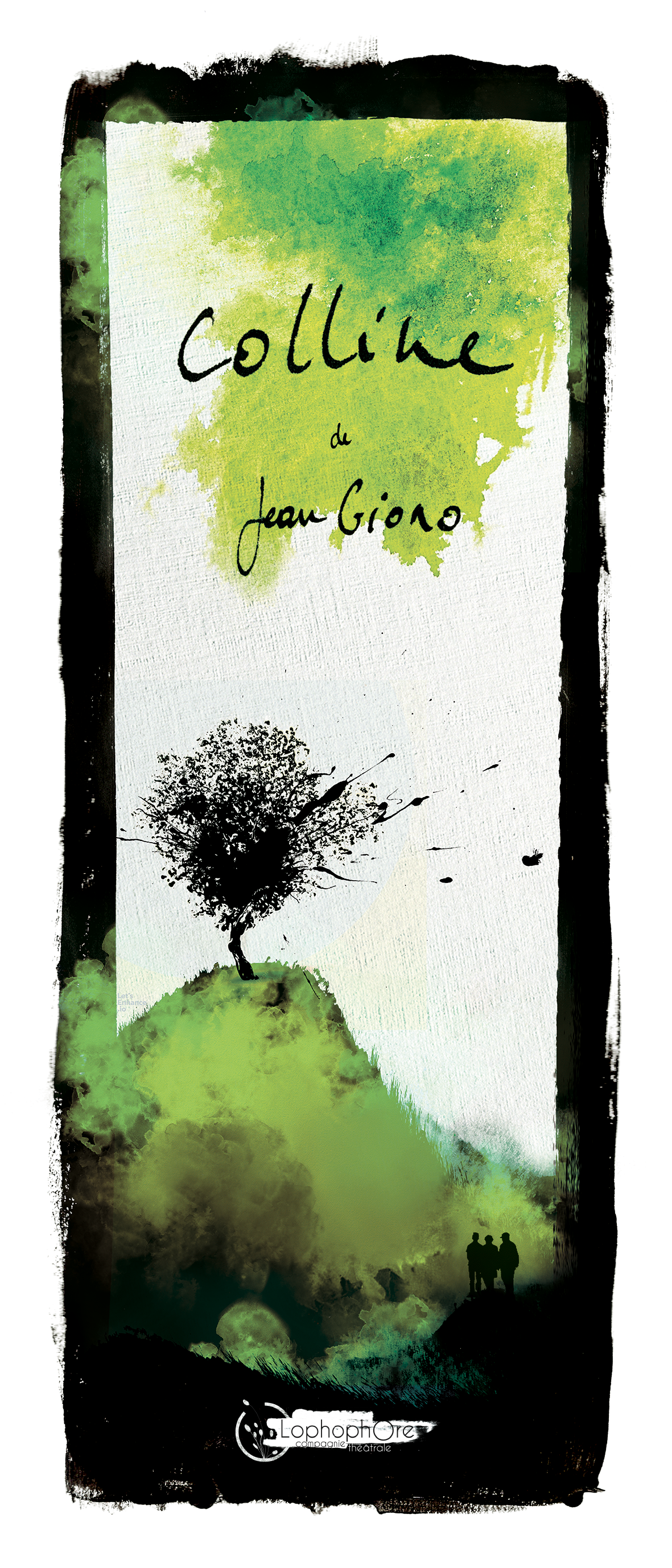 Affiche Colline de Jean Giono par le Collectif Lophophore